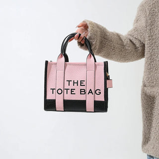 Women's Tote Bag 2024 New Leather Letters Shoulder Alodia Store