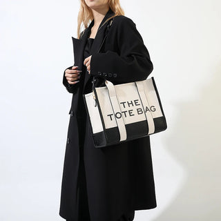 Women's Tote Bag 2024 New Leather Letters Shoulder Alodia Store
