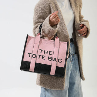 Women's Tote Bag 2024 New Leather Letters Shoulder Alodia Store