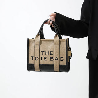 Women's Tote Bag 2024 New Leather Letters Shoulder Alodia Store
