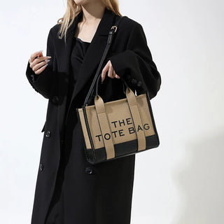 Women's Tote Bag 2024 New Leather Letters Shoulder Alodia Store