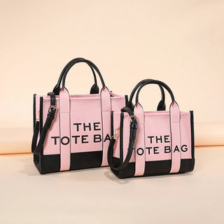 Women's Tote Bag 2024 New Leather Letters Shoulder Alodia Store