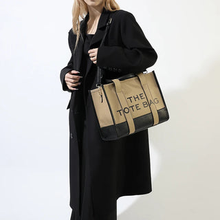 Women's Tote Bag 2024 New Leather Letters Shoulder Alodia Store