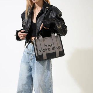 Women's Tote Bag 2024 New Leather Letters Shoulder Alodia Store