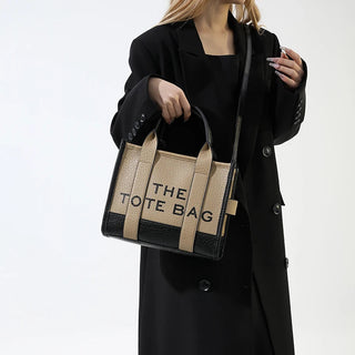 Women's Tote Bag 2024 New Leather Letters Shoulder Alodia Store