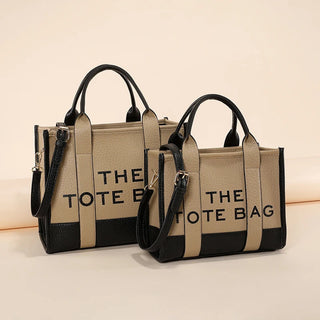Women's Tote Bag 2024 New Leather Letters Shoulder Alodia Store
