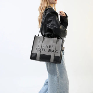 Women's Tote Bag 2024 New Leather Letters Shoulder Alodia Store