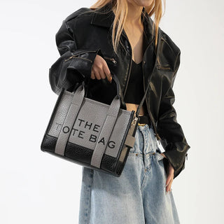 Women's Tote Bag 2024 New Leather Letters Shoulder Alodia Store
