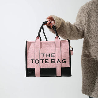Women's Tote Bag 2024 New Leather Letters Shoulder Alodia Store