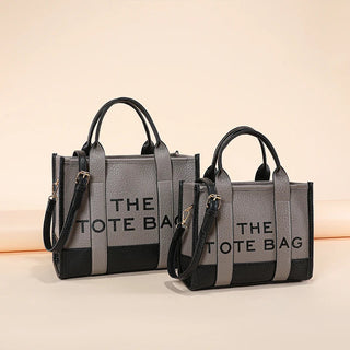 Women's Tote Bag 2024 New Leather Letters Shoulder Alodia Store
