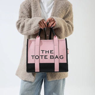 Women's Tote Bag 2024 New Leather Letters Shoulder Alodia Store