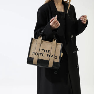 Women's Tote Bag 2024 New Leather Letters Shoulder Alodia Store