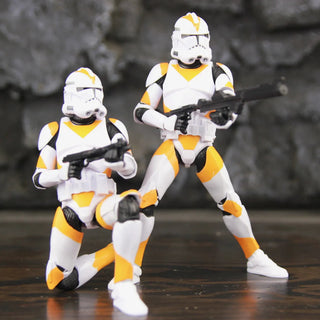 Star Wars 104th 212th 442nd 332nd 501st 6" Action Figure ARC ARF Trooper Shock Asohka Commander Phase 2 Episode II Clone Toys Alodia Store