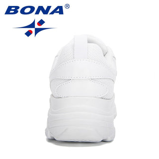 BONA New Designers White Sneakers Women Flats vulcanize Shoes alodia store