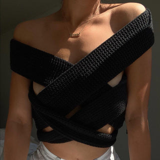 BandageTank Tops Sexy Backless alodia store