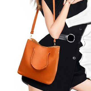 4Pcs/set Leather Women Bag Tote Card Holder Purse Messenger Satchel Top Handle Bags Alodia Store