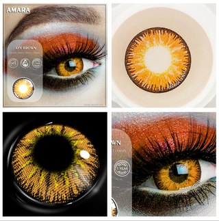 AMARA 2pcsCosplay Anime Eyes Lenses for Eyes AYY Series Makeup Sharingan Beauty Contact Lenses Eye Cosmetic Color Lens Eyes Alodia Store
