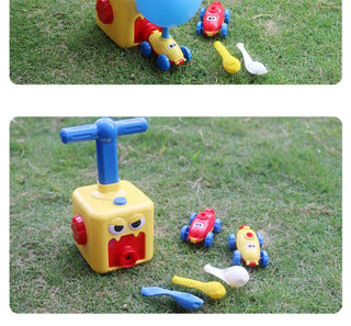 Balloon Launcher Car Toy Set Children's Balloon Launcher Toy Force Car Balloon Launcher Toys Kid's Preschool Educational Gifts Alodia Store