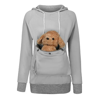 Cat Lovers Sweatshirt women Hoodies Kangaroo Dog Pet Paw Pullovers Cuddle Pouch Sweatshirt Pocket Animal Ear Hooded Dropshipping Alodia Store