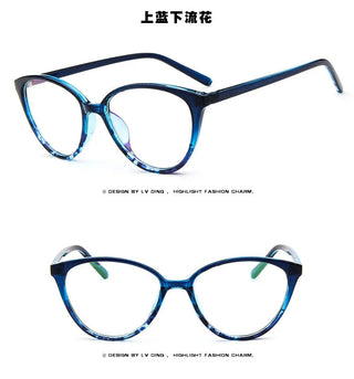 Fashion Women Cat Eye Eyeglasses Frame Men Optical Glasse Frame Retro Eyeglasses Computer Glasses Transparent glasses Alodia Store