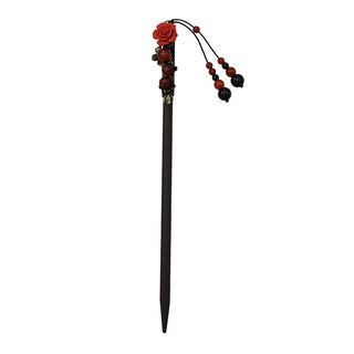 Vintage Hair Stick Pick Natural Wooden Sandalwood Chinese Style Chopsticks Ethnic Hair Pin Women Hairpins Jewelry Accessories Alodia Store