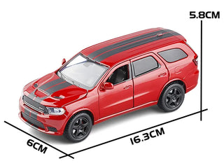 Dodge Durango SUV Alloy Car Model Diecast Metal Toy Vehicles Car Model High Simulation Sound Light Collection Kids Toy Gift Alodia Store
