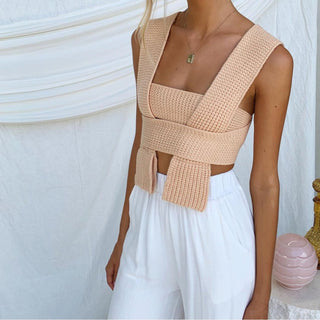 BandageTank Tops Sexy Backless alodia store