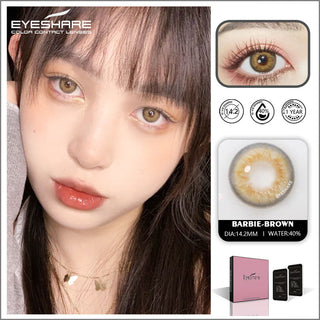 EYESHARE Eye Contacts 1pair YUCCA Series Gray Color Lenses Colored Contact Lens Beauty Eyes Cosmetic Eyecontact Contactlen Alodia Store
