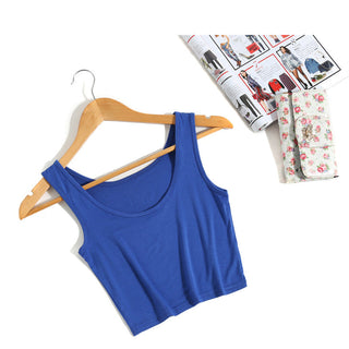 White Crop Tops Vest Tube Top 8Color alodia store
