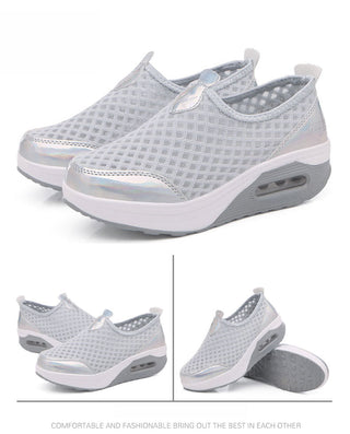 Women Casual Shoes Soft Bottom Walking Shoes Woman Air Mesh alodia store