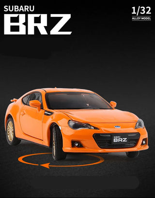 BRZ Alloy Sports Car Model Diecast Metal Simulation Toy Vehicles Car Model Sound Light Collection Childrens Toy Gift Alodia Store