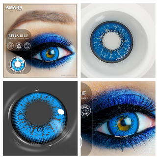 AMARA 2pcsCosplay Anime Eyes Lenses for Eyes AYY Series Makeup Sharingan Beauty Contact Lenses Eye Cosmetic Color Lens Eyes Alodia Store