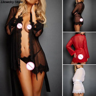 Summer Sexy Lace Nightwear Erotic Lingerie Sleepwear Women Alodia Store