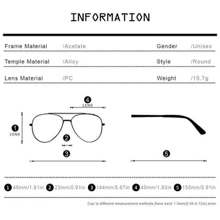 HEPIDEM Acetate Optical Eye Glasses Frame for Women Retro Vintage Round Eyeglasses Men Nerd Prescription Spectacles Eyewear 9121 Alodia Store