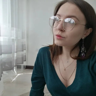 Woman Glasses Optical Frames Metal Round Glasses Frame Clear lens Eyeware Black Silver Gold Eye Glass Alodia Store