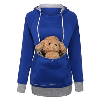 Cat Lovers Sweatshirt women Hoodies Kangaroo Dog Pet Paw Pullovers Cuddle Pouch Sweatshirt Pocket Animal Ear Hooded Dropshipping Alodia Store