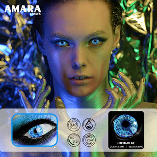 AMARA 2pcsCosplay Anime Eyes Lenses for Eyes AYY Series Makeup Sharingan Beauty Contact Lenses Eye Cosmetic Color Lens Eyes Alodia Store