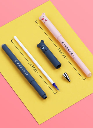 30 Pcs/set 0.35mm Kawaii Erasable Pens for Writing Notebooks Girls Cute alodia store