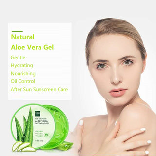 220ML Aloe Vera Gel Natural Face Creams Moisturizer Acne Treatment Cream Sun Repair Cream Whitening Skin Care Smoothing Alodia Store