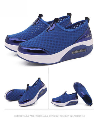 Women Casual Shoes Soft Bottom Walking Shoes Woman Air Mesh alodia store