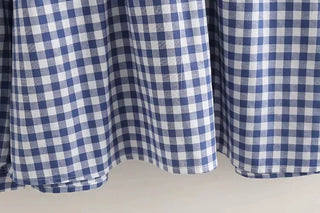 Women Plaid Shirt Long Sleeve Spring Summer Tops Alodia Store
