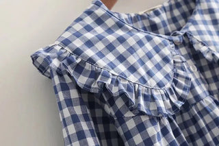Women Plaid Shirt Long Sleeve Spring Summer Tops Alodia Store
