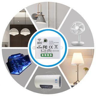 Wireless Smart Switch Light 433Mhz RF 86 Wall Panel Switch with Remote Control Mini Relay Receiver 220V Home Led Light Lamp Fan alodia store