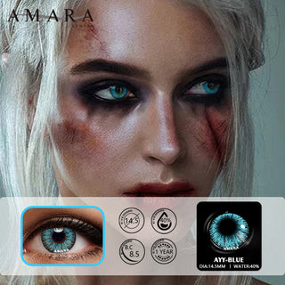AMARA 2pcsCosplay Anime Eyes Lenses for Eyes AYY Series Makeup Sharingan Beauty Contact Lenses Eye Cosmetic Color Lens Eyes Alodia Store