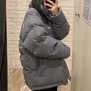 2023 women's parka coat fashion basic cotton down jacket winter Alodia Store