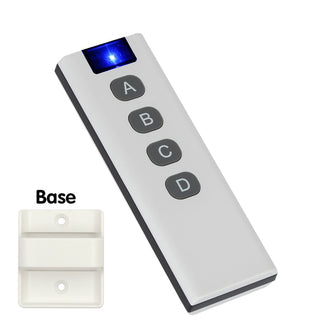 Wireless Smart Switch Light 433Mhz RF 86 Wall Panel Switch with Remote Control Mini Relay Receiver 220V Home Led Light Lamp Fan alodia store
