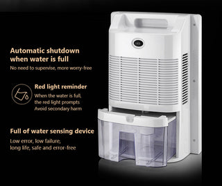2.2L Intelligent Remote Dehumidifier Air Dryer Purifier Humidity-control Defrost Automatic Shut-down Moisture Absorption machine ALODIA STORE
