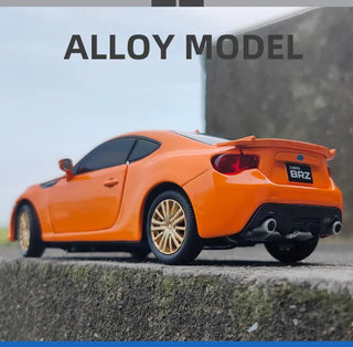 BRZ Alloy Sports Car Model Diecast Metal Simulation Toy Vehicles Car Model Sound Light Collection Childrens Toy Gift Alodia Store