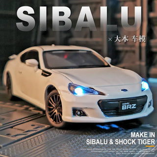 BRZ Alloy Sports Car Model Diecast Metal Simulation Toy Vehicles Car Model Sound Light Collection Childrens Toy Gift Alodia Store