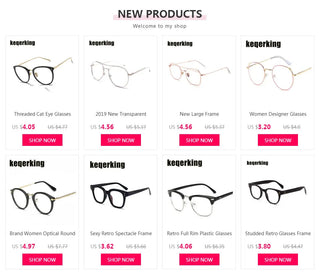 Chic Eyeglasses Retro Transparent Glasses Clear Fashion Eyeglasses Fake Optical Eye Glasses Frames Myopia Glass Spectacles HA-70 Alodia Store